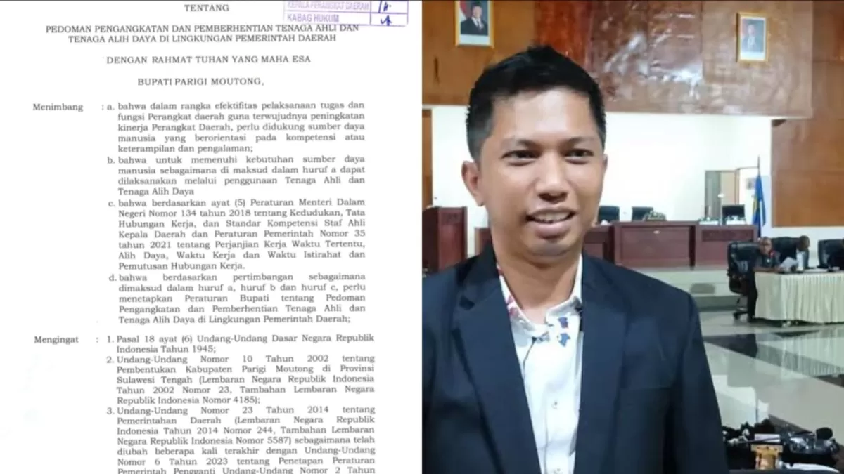 Kenapa Perda 29/2025 Parigi Moutong dikritik? Simak bedah aturan tenaga ahli Parimo yang tumpang tindih antara syarat diploma dan SMA.