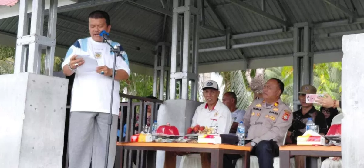 GSI SMP 2026 tingkat Kabupaten Parigi Moutong resmi dibuka oleh Wakil Bupati Abdul Sahid di Lapangan Banteng Olaya untuk menjaring atlet sepak bola berprestasi.