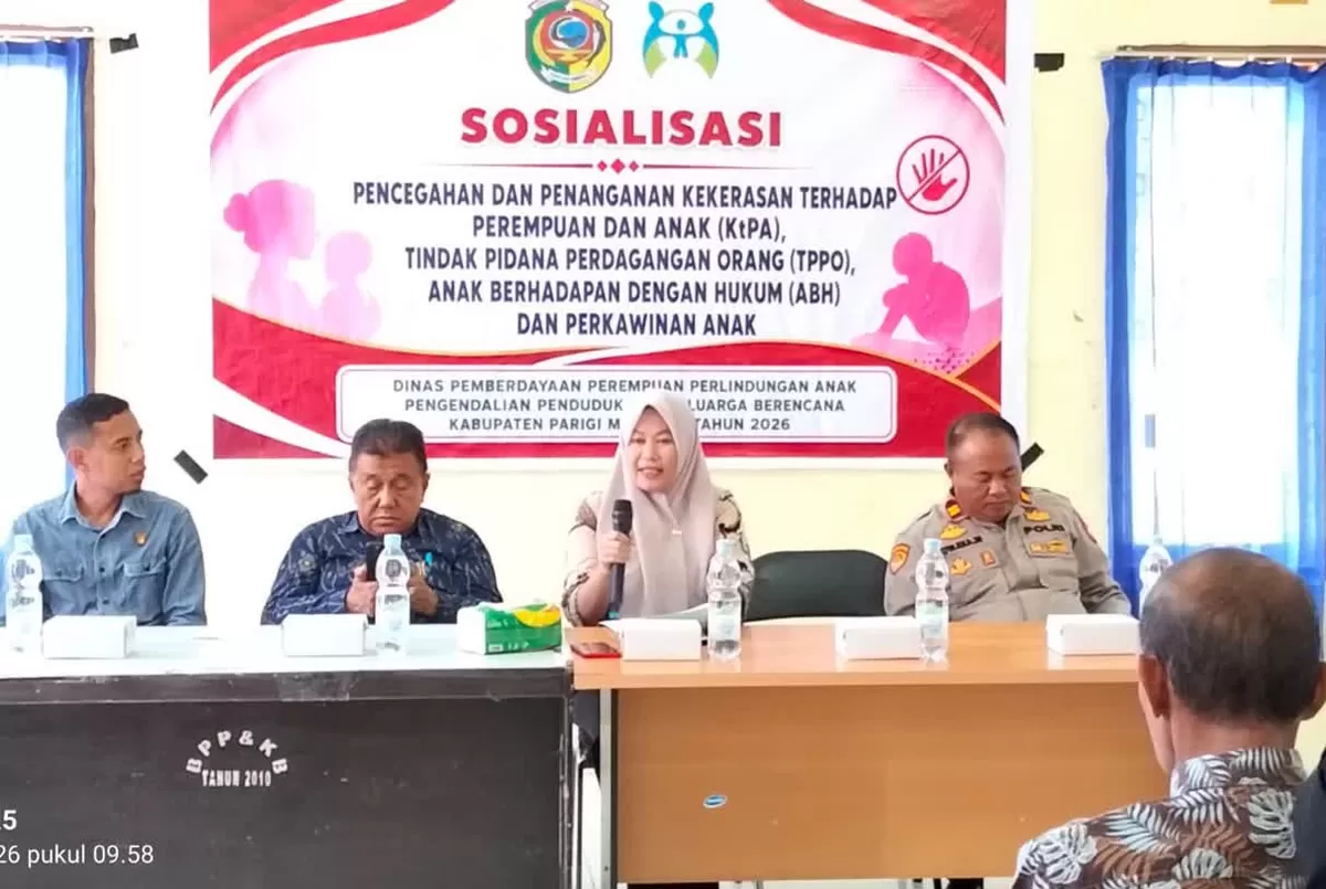 Kasus kekerasan seksual anak di Parigi Moutong melonjak tajam mencapai 54 kasus hingga Juni 2026. Pemda gerak cepat gelar edukasi massal.