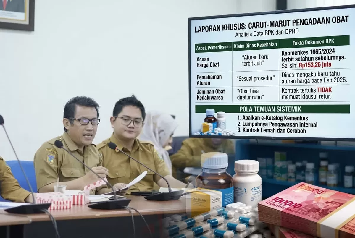 BPK bongkar dugaan pemborosan obat Rp153 Juta di Dinkes Parimo. Beli mahal di atas harga Kemenkes hingga kontrak kedaluwarsa tanpa jaminan.