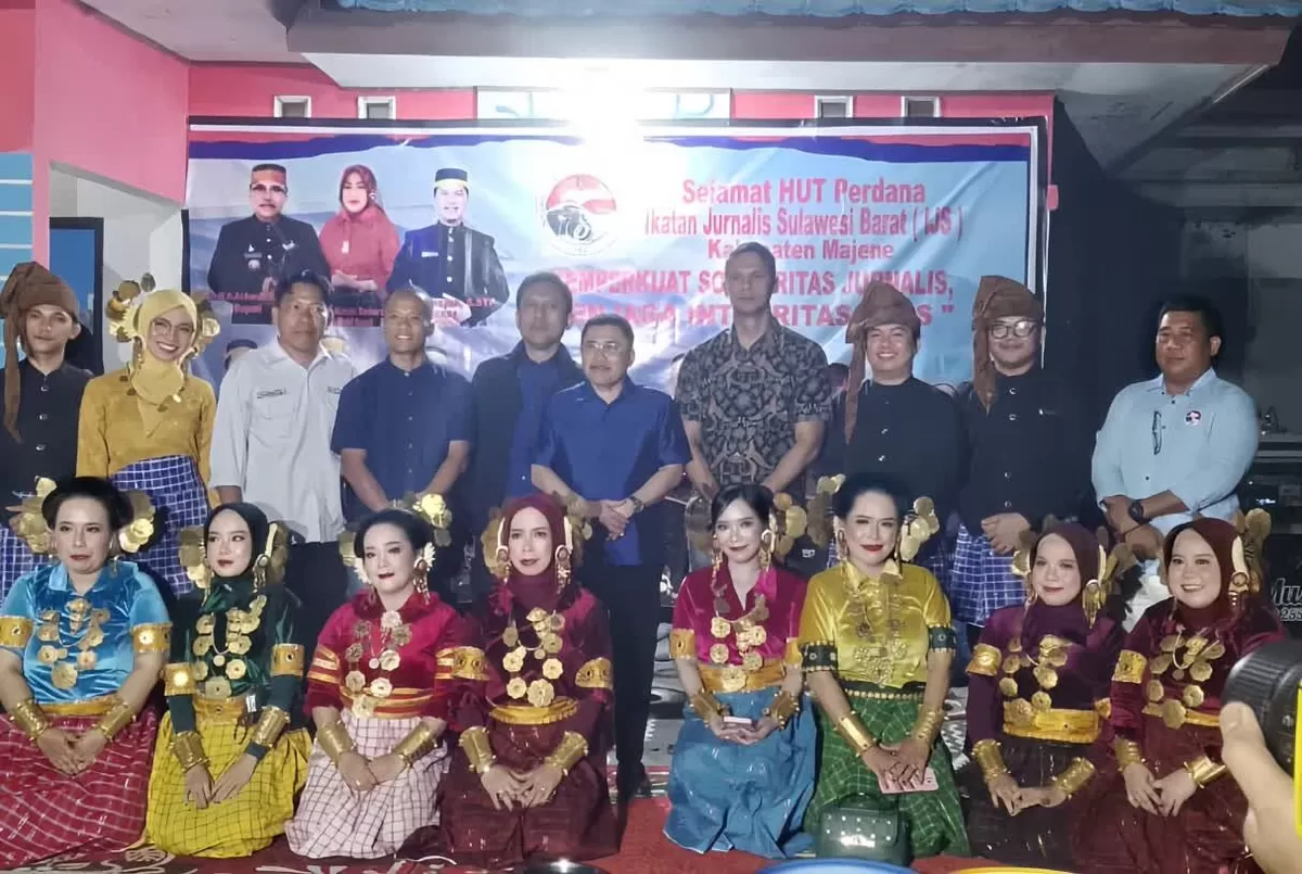 DPW IJS Majene rayakan HUT ke-1 22 Juli 2026. Bupati Achmad Syukri sebut IJS mitra strategis Pemkab dan pusat lawan hoaks