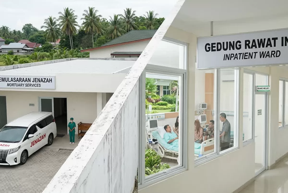RSUD Anuntaloko Parigi menata ulang tata ruang medis demi kenyamanan psikologis pasien rawat inap dan ketenangan warga permukiman sekitar.