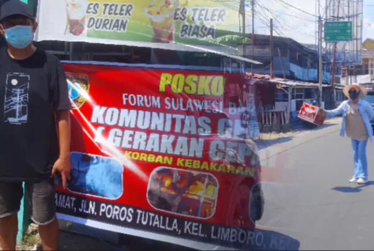 Forum Sulbar Komunitas Gercep menggalang dana korban kebakaran Limboro Polewali Mandar dengan menerapkan aturan legalitas dan akuntabilitas ketat.