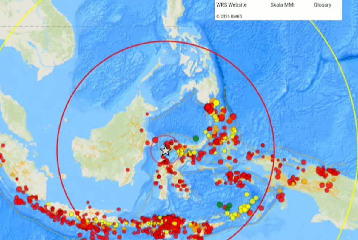 Gempa M 6.2 guncang Parigi Moutong, Sulawesi Tengah pada Sabtu (15/8/2026) malam. Simak informasi resmi BMKG terkait lokasi, kedalaman, dan imbauan keamanan.