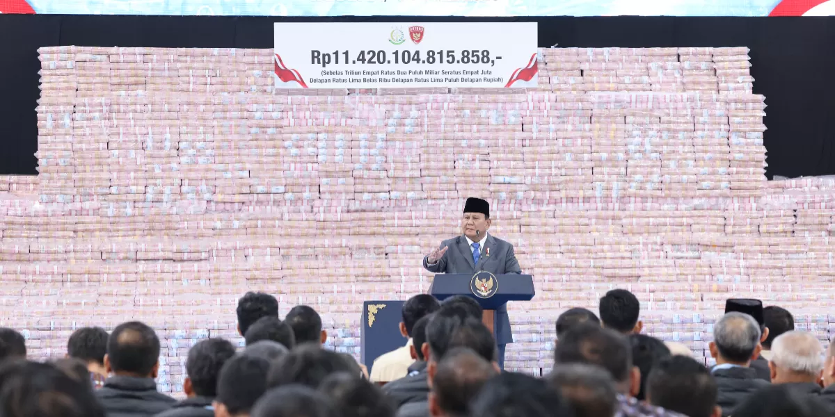 Negara Amankan Rp11,42 T dari Penertiban Perkebunan dan Tambang Ilegal, Prabowo: Kerja yang Tak Mudah (Dok Bakom RI)