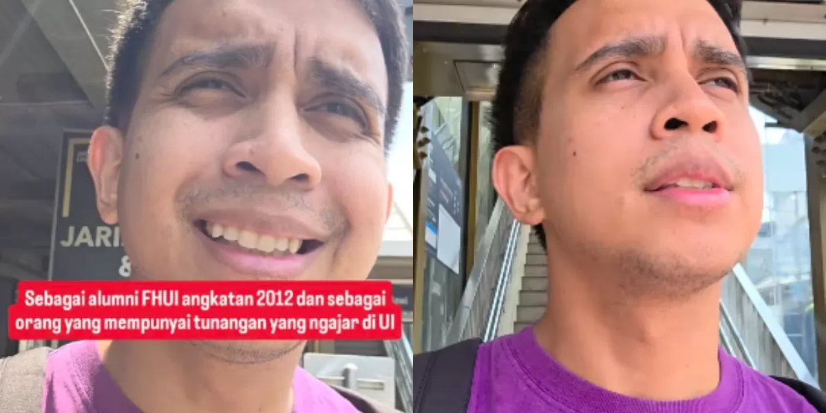 Menyoroti penuturan artis, Andovi da Lopez usai viral dugaan kasus pelecehan yang jerat 16 mahasiswa FH UI.  (Instagram.com/@andovidalopez)