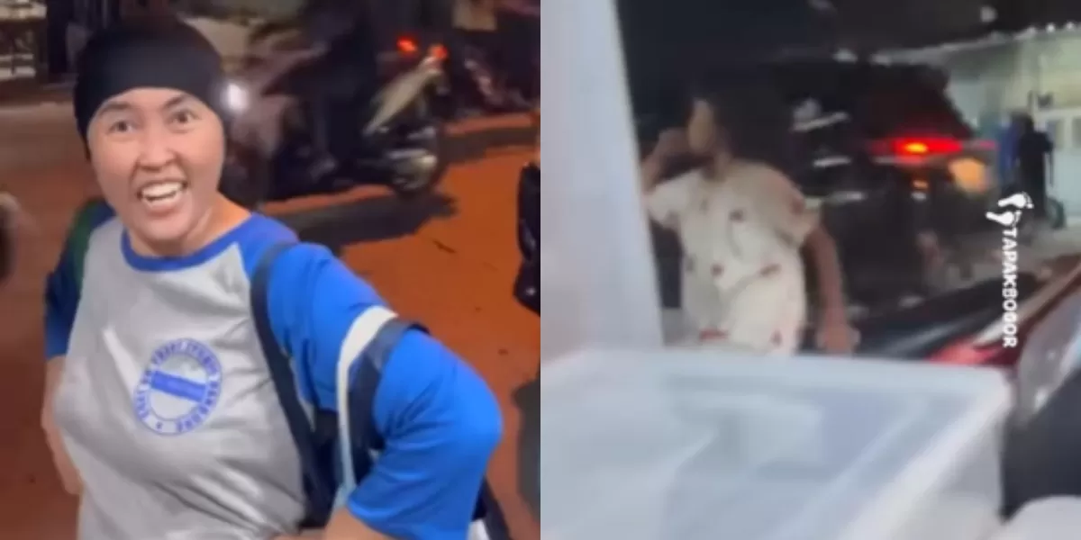 Potret Menyoroti insiden viral terkait dugaan wanita ODGJ yang merusak dagangan milik penjual cireng di kawasan Cibinong, Bogor. (Foto Instagram.com/@cibinongviral)