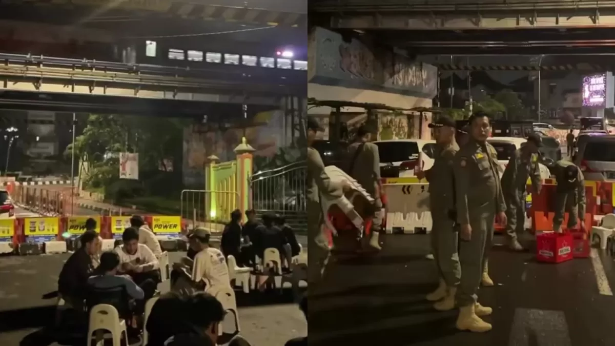 Satpol PP Yogyakarta bubarkan street coffee di Jembatan Kewek usai viral, warga keluhkan gangguan lalu lintas dan ketertiban.