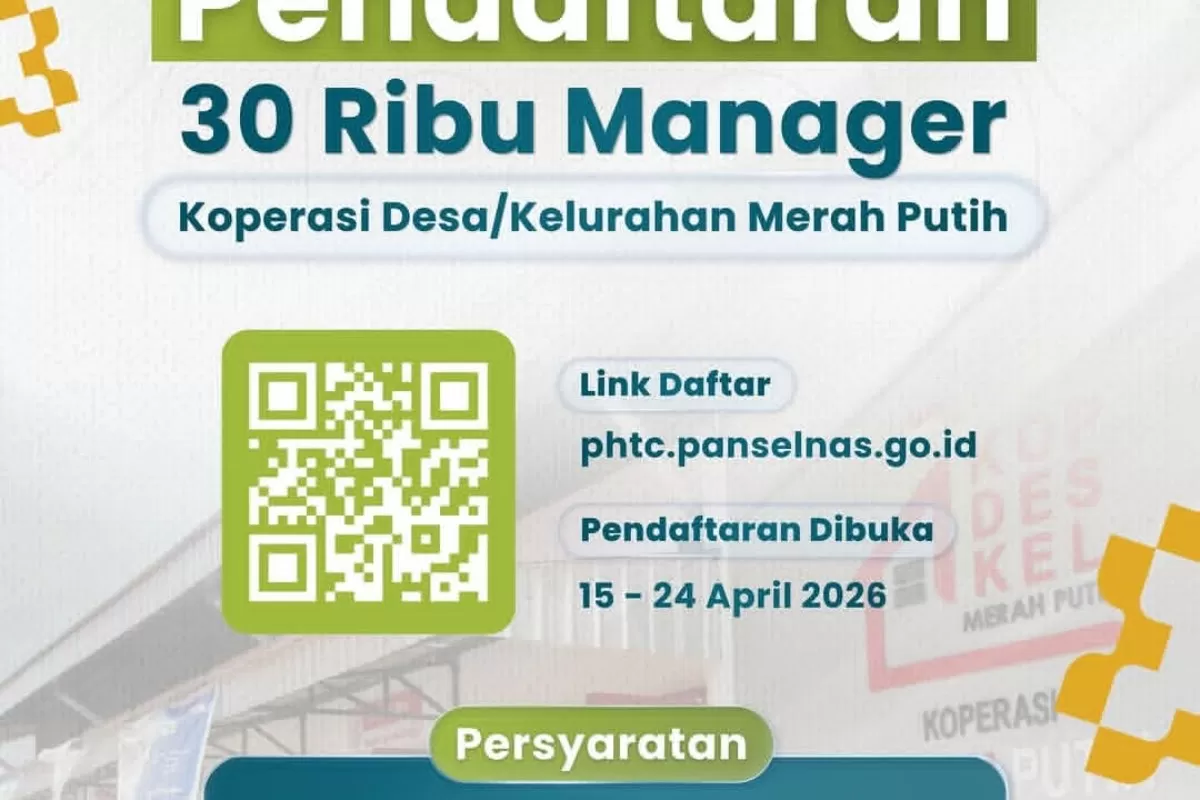 Rekrutmen 30 ribu Manajer Kopdes Merah Putih dibatasi usia 35 tahun