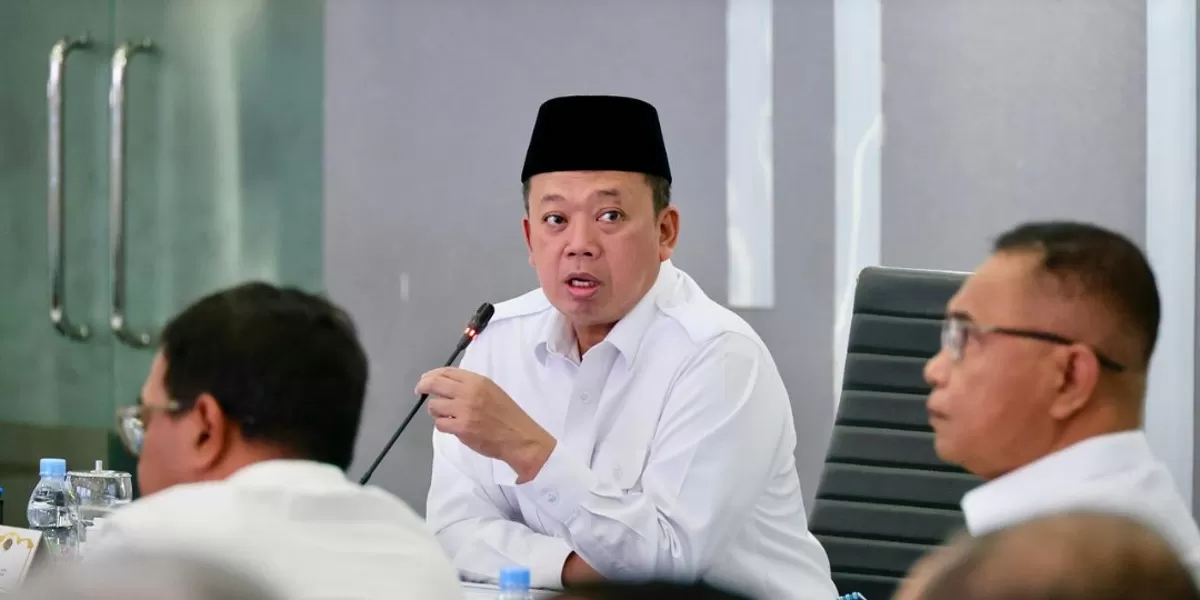 Menteri Nusron Wahid dalam Rapim kuartal I 2026. Foto istimewa