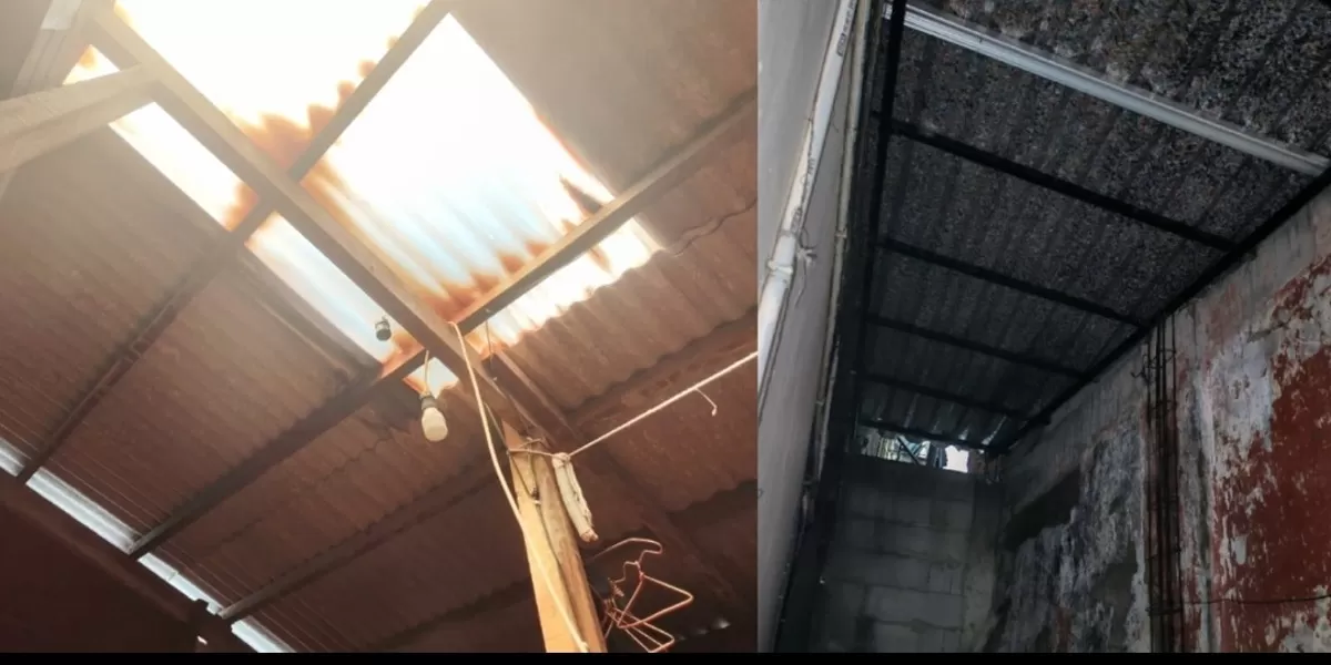 Penggantian atap rumah dalam program Ganti Atap Rumah Wartawan yang merupakan kolaborasi Promedia Group dengan PT SKI. (Doc. Promedia)