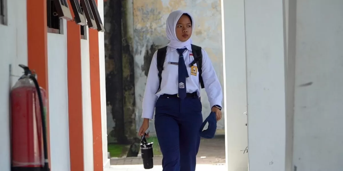 Siswa SMP Syifa Syafitri punya harapan baru. Foto istimewa