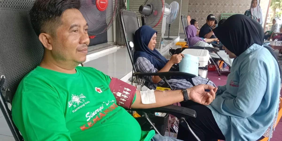 Semangat kemanusiaan kembali berkobar di Kecamatan Rambipuji. Pengurus Ranting Nahdlatul Ulama (NU) Rambipuji Kota kembali sukses. Foto istimewa