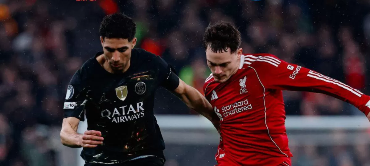 Pertandingan leg kedua perempat final Liga Champions antara Liverpool versus PSG (Saluran Whatsapp PSG )