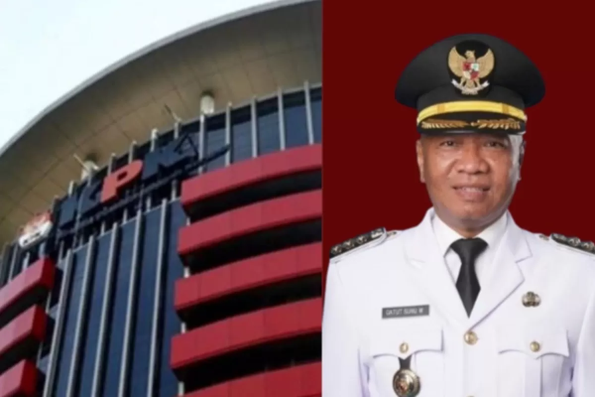 Gedung KPK (kiri) dan Bupati Tulungagung Gatut Sunu Wibowo (Kanan). Medsos