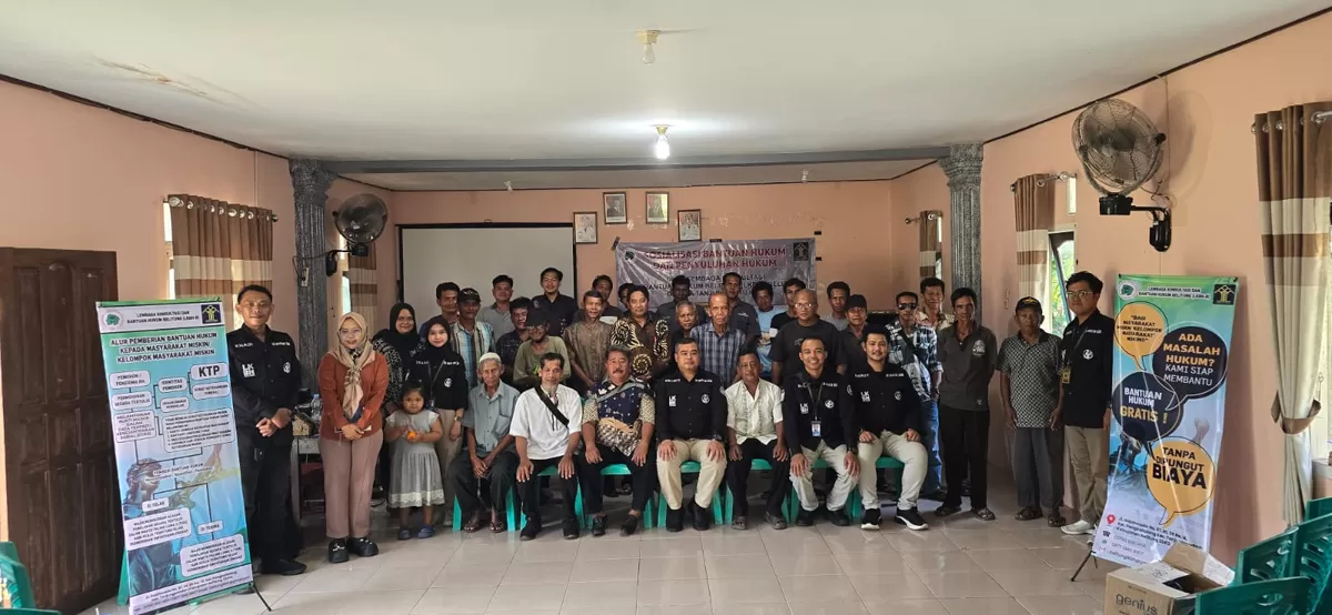 Kegiatan Penyukuhan Hukum oleh LKBH Belitung di Desa Tanjung Batu Itam (16/4/2026) (Ist)