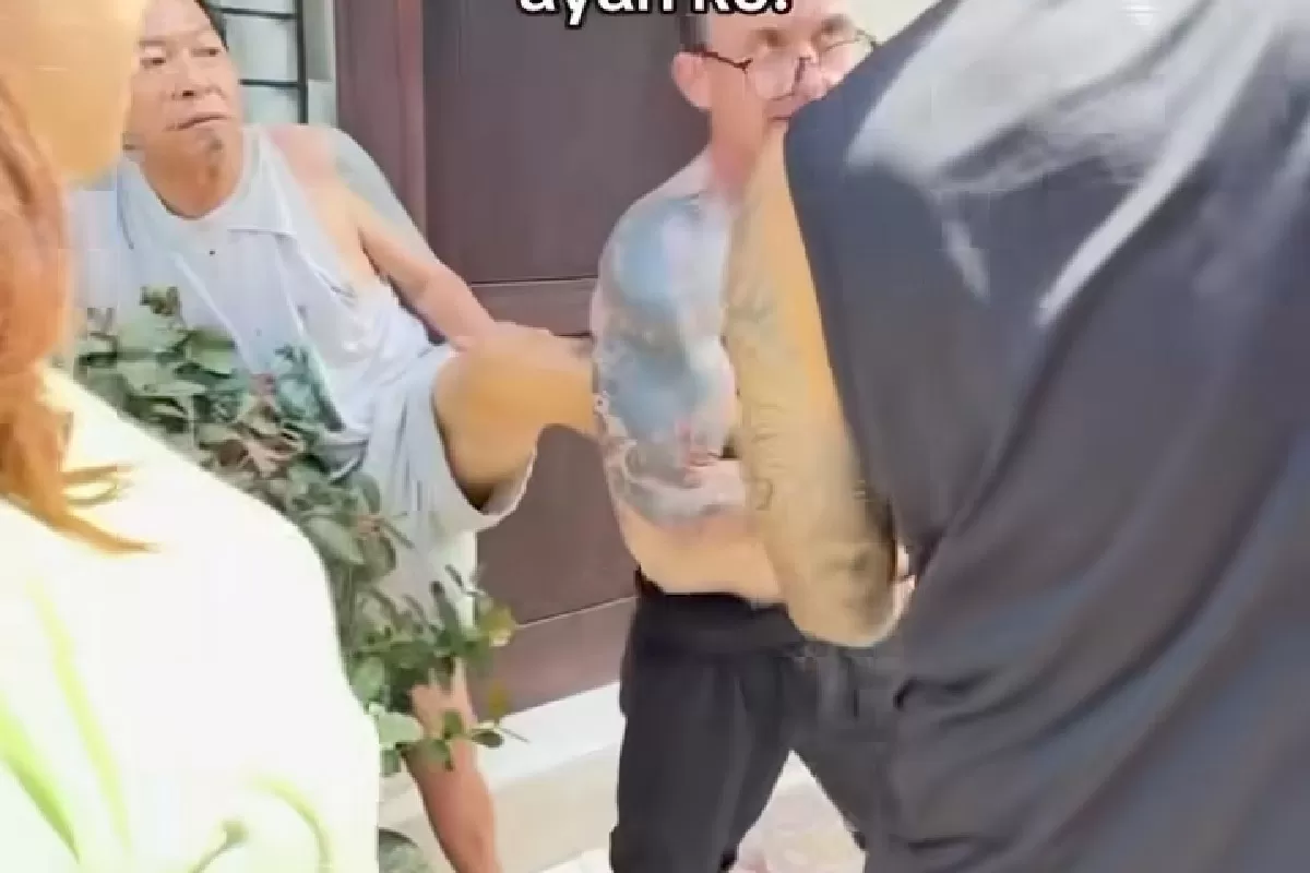 Viral pria WNA di Bali disebut telah melakukan pengancaman kepada warga di Renon, Denpasar Selatan. (Instagram/shanoncsntikaa) 