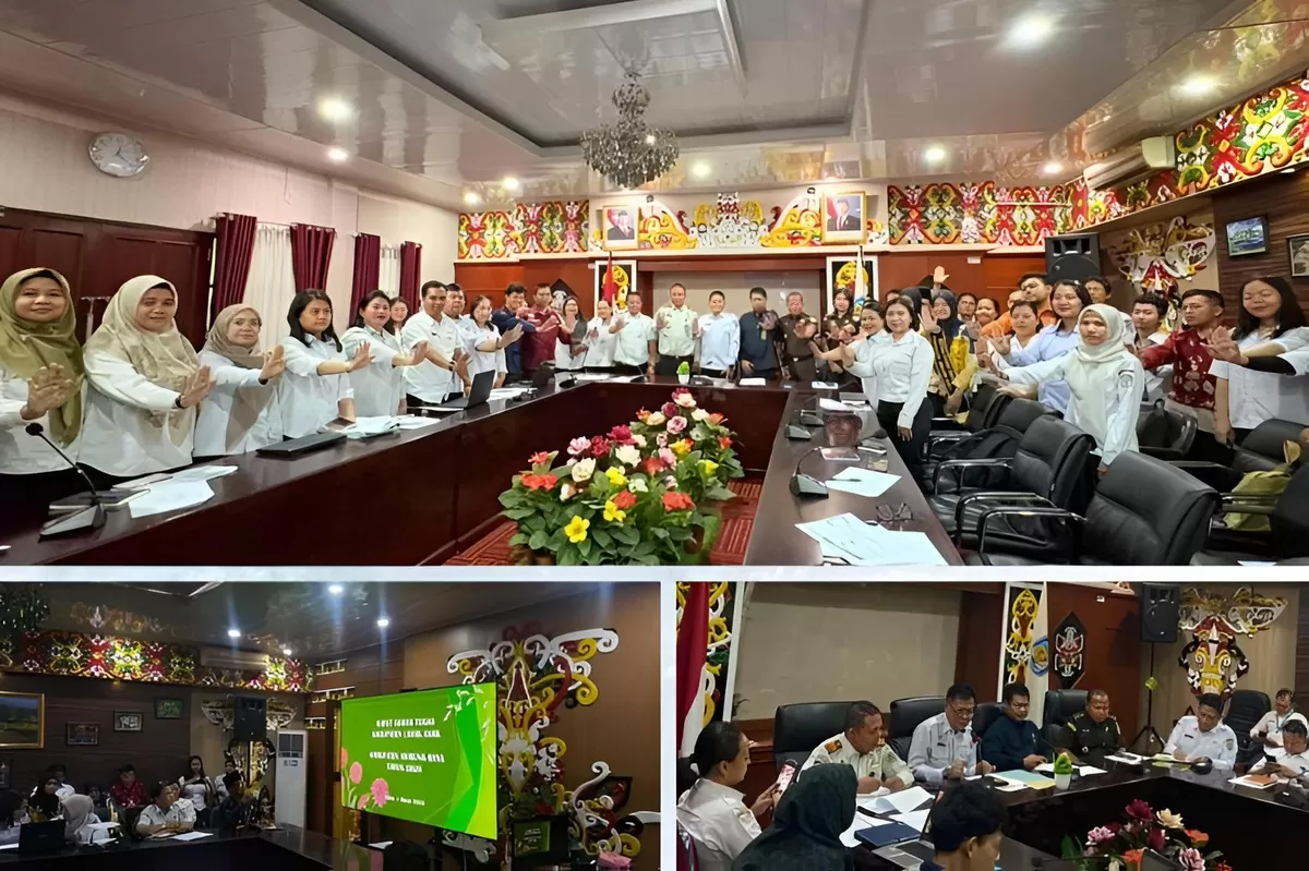 Kabapas Muara Teweh Saat Rapat Tim Gugus Tugas KLA Kabupaten Murung Raya