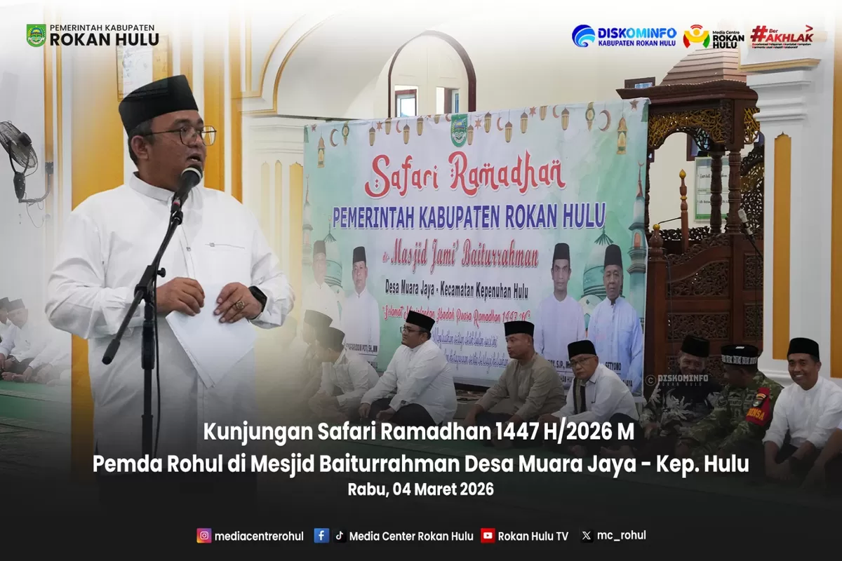 Foto Sekda Rokan Hulu Safari Ramadan 1447 Hijriah Ke-5: Jemput Langsung Aspirasi Masyarakat Kepenuhan Hulu (Diskominfo Rohul )
