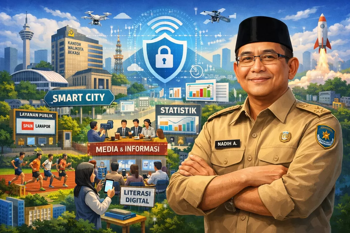 Ilustrasi Pilar Tugas dan Tanggung Jawab Strategis Drs. Nadih Arifin, M.Si. (Ai)