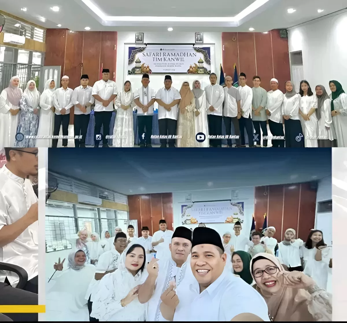 Karutan Rantau dan Jajaran Bersama Kabid PK Ditjenpas Kalsel