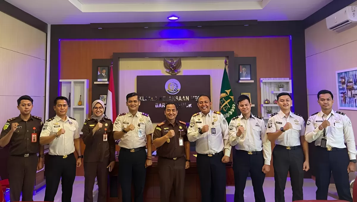 Kabapas Muara Teweh dan Jajaran Saat Koordinasi dengan Kejari Barito Timur