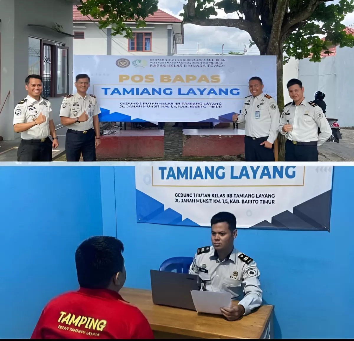 Kabapas Muara Teweh dan Jajaran Saat Koordinasi dengan Rutan Tamiang Layang