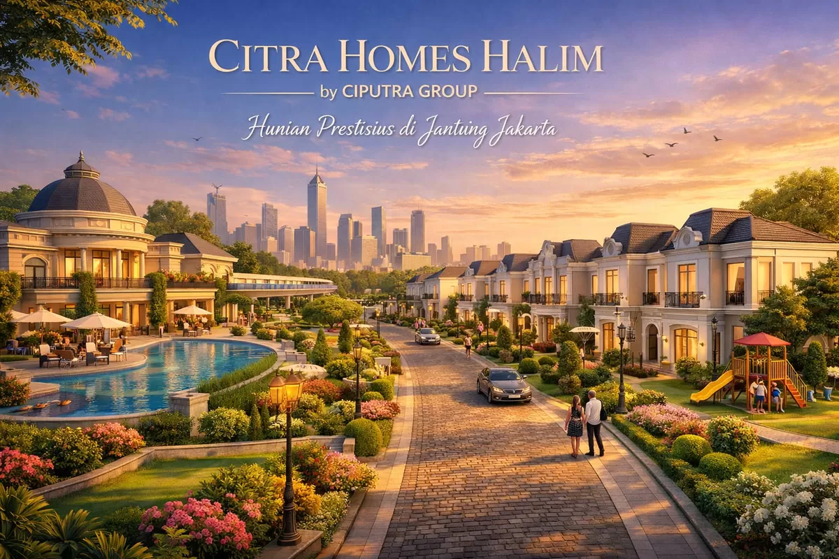 Ilustrasi Gebrakan Baru Ciputra Group, Citra Homes Halim Hadirkan Hunian di Jantung Jakarta (Ai)