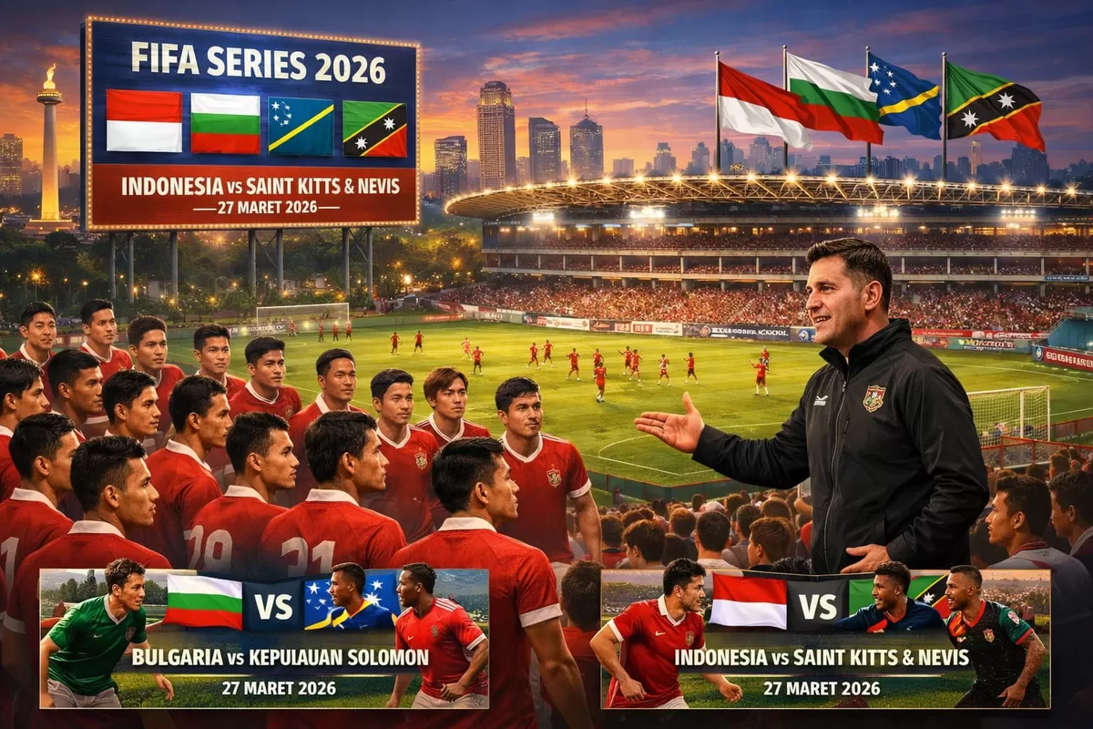 Ilustrasi John Herdman Panggil 41 Pemain Timnas Indonesia Persiapan FIFA Series 2026 (Ai)