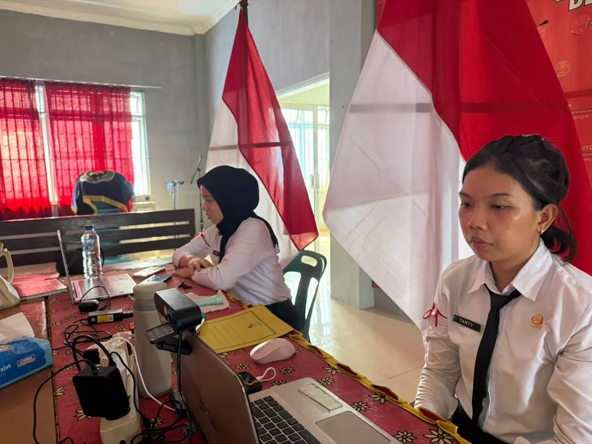 CPNS Lapas Gunungsitoli Saat Mengikuti Kegiatan ASBN