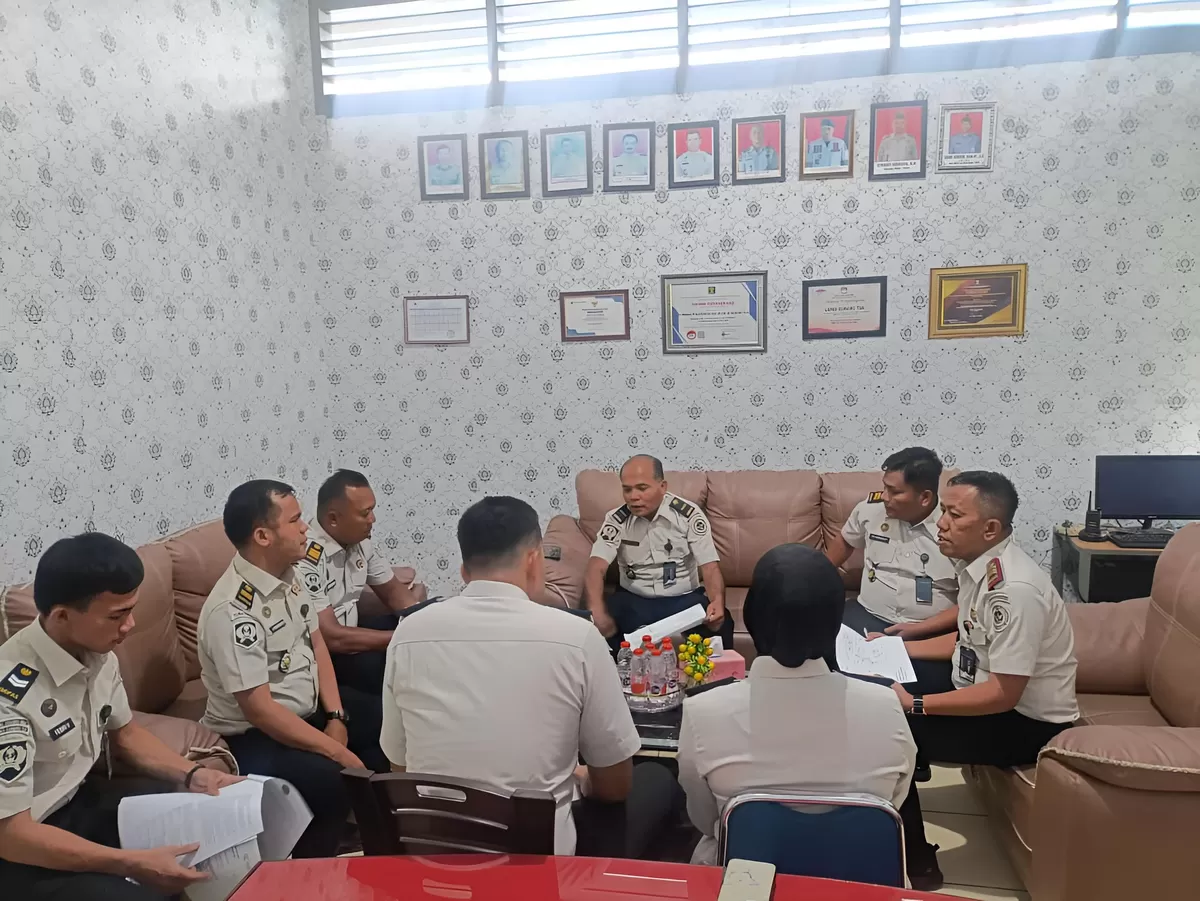 Kalapas Gunungtua dan Jajaran Saat Rapat Persiapan Hari Raya Idul Fitri