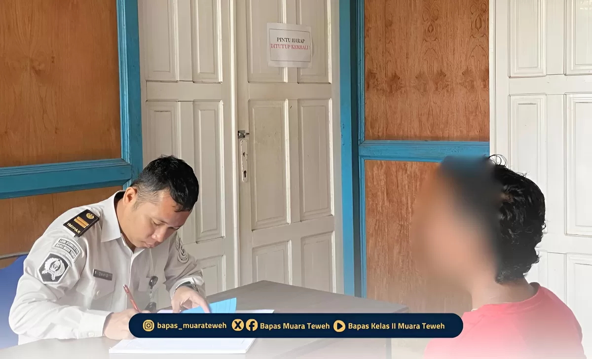 PK Bapas Muara Teweh Bersama Klien &lrm;