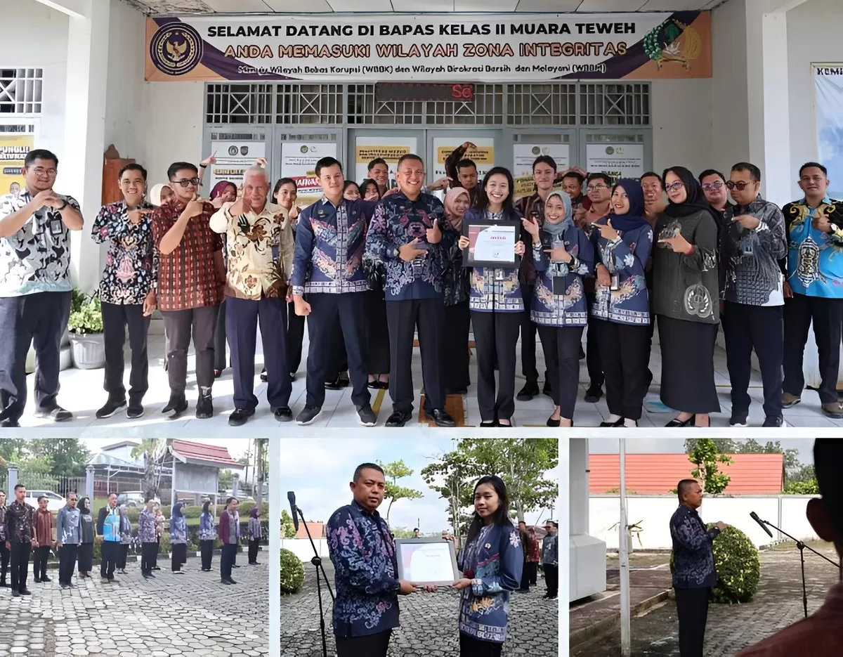 Kabapas Muara Teweh dan Jajaran Saat Kegiatan Apel Pagi