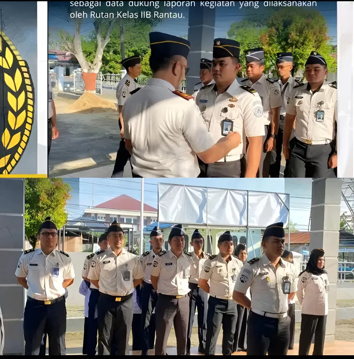 Karutan Rantau Saat Apel Pemeriksaan Atribut Pegawai