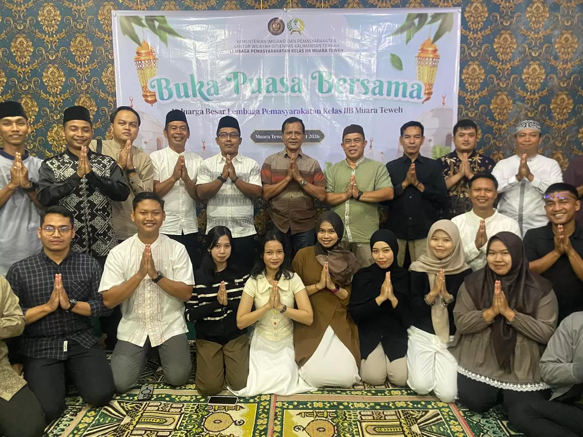 Kalapas Muara Teweh dan Jajaran Saat Kegiatan Buka Puasa Bersama