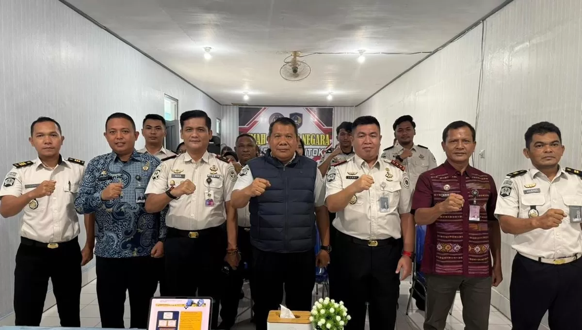 Kabapas Muara Teweh Bersama Kakanwil Ditjenpas Kalteng
