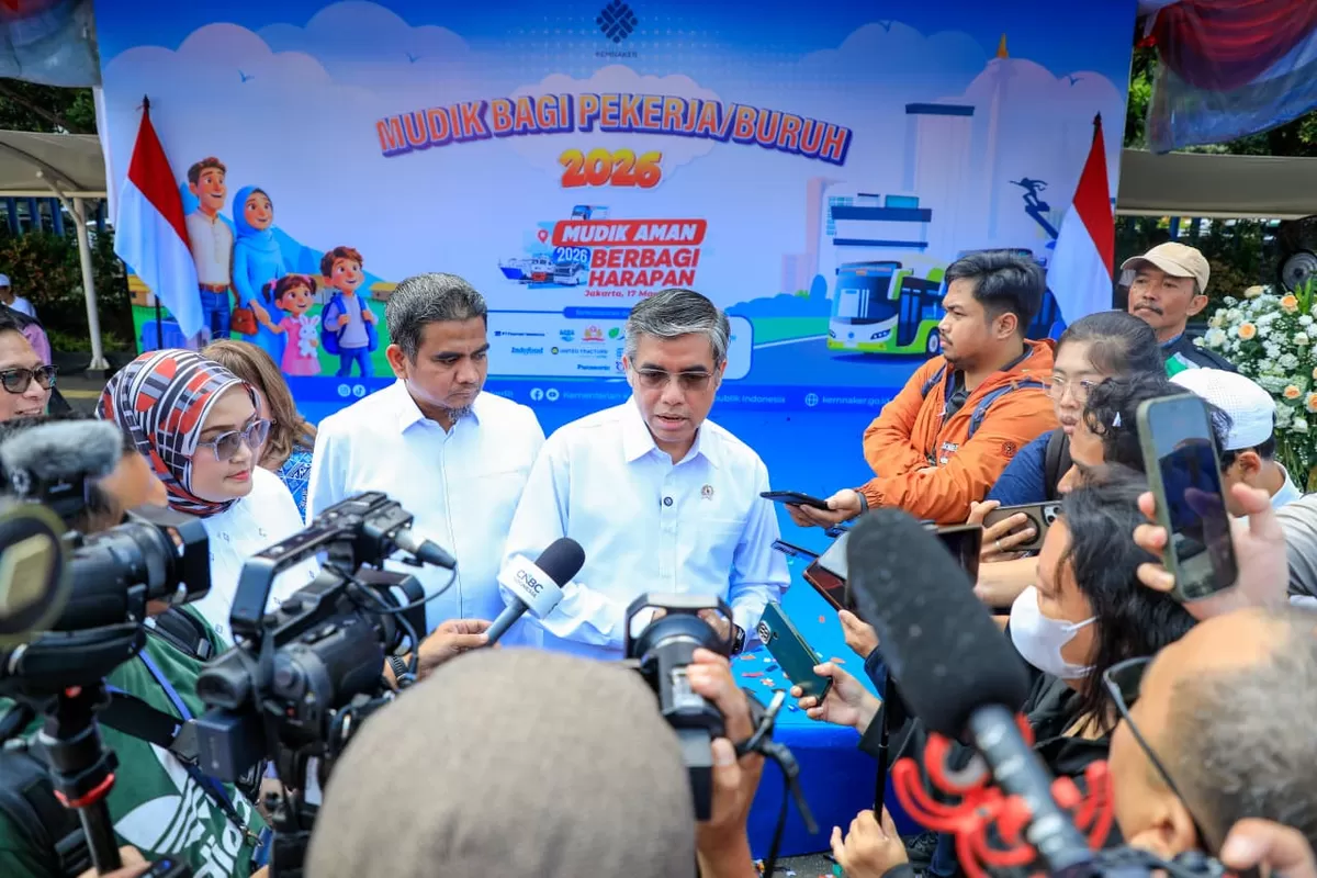 Kemnaker Fasilitasi Mudik Gratis untuk 12.690 Pekerja dan Ojol, Perkuat Keselamatan dan Pengawasan THR 2026 (Foto: Biro Humas Kemnaker