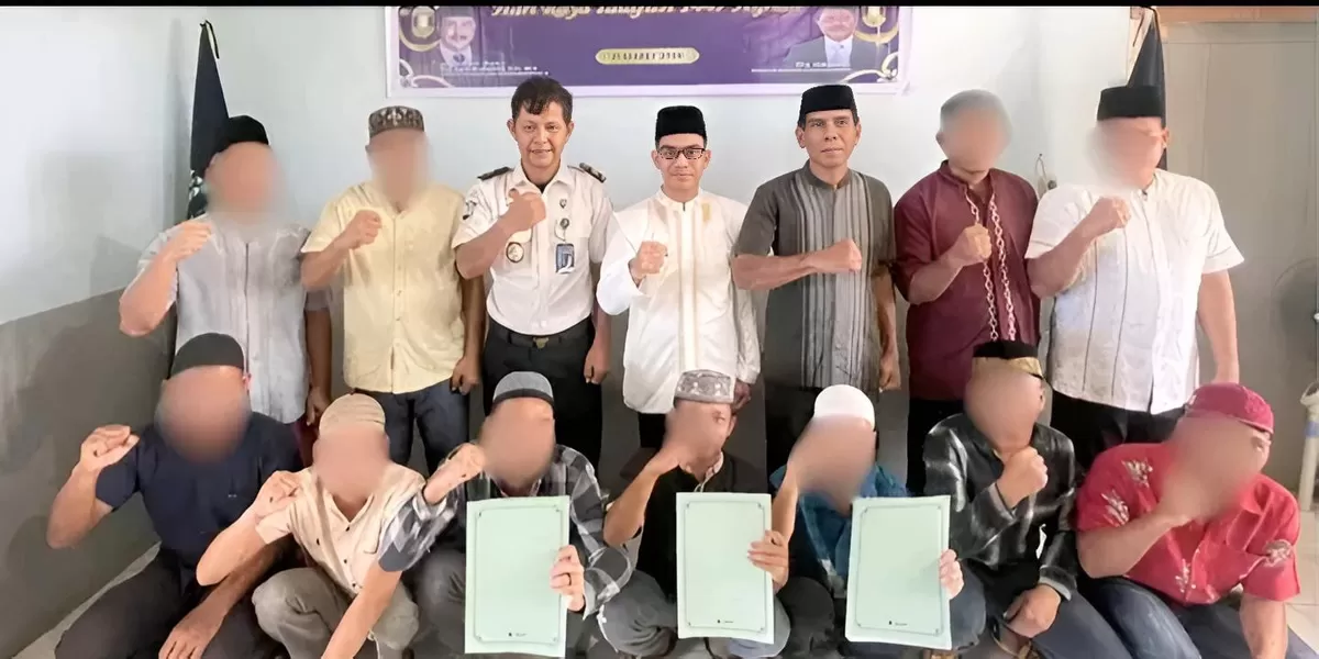 Karutan Natal dan Jajaran Bersama Warga Binaan Penerima Remisi