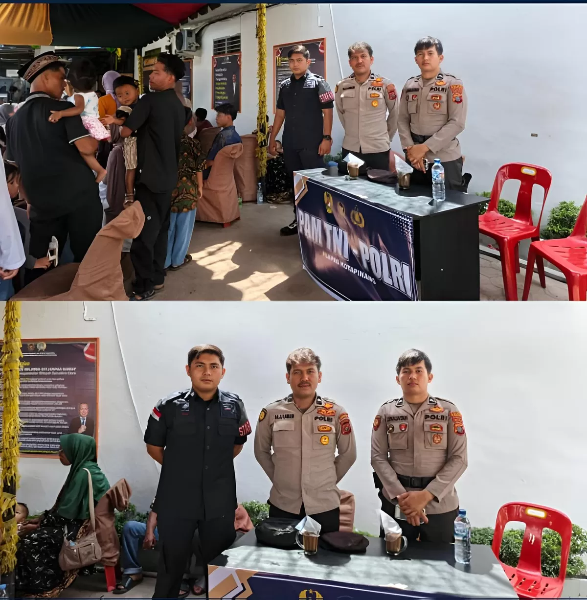 Petugas Lapas Kotapinang Bersama Personel Polres Labuhan Batu Selatan
