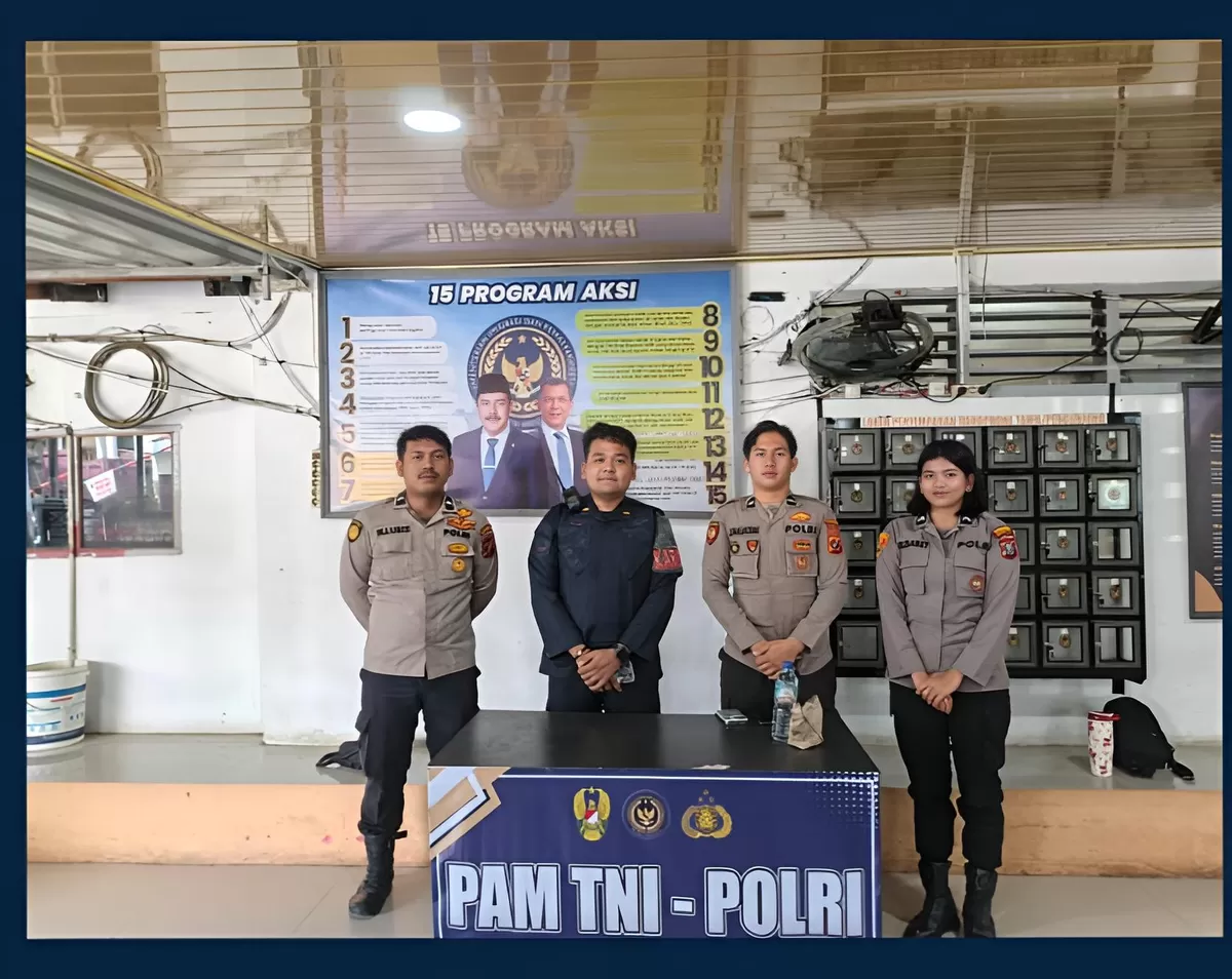 Petugas Lapas Kotapinang Bersama Personil Polres Labuhanbatu Selatan