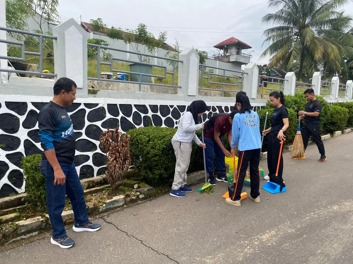 Kalapas Muara Teweh dan Jajaran Saat Kegiatan Kurvei