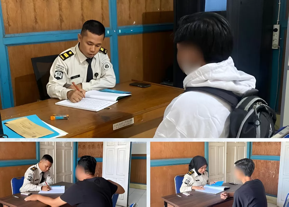 Petugas Bapas Muara Teweh Saat Perkuat Pembimbingan dan Pengawasan bagi Klien