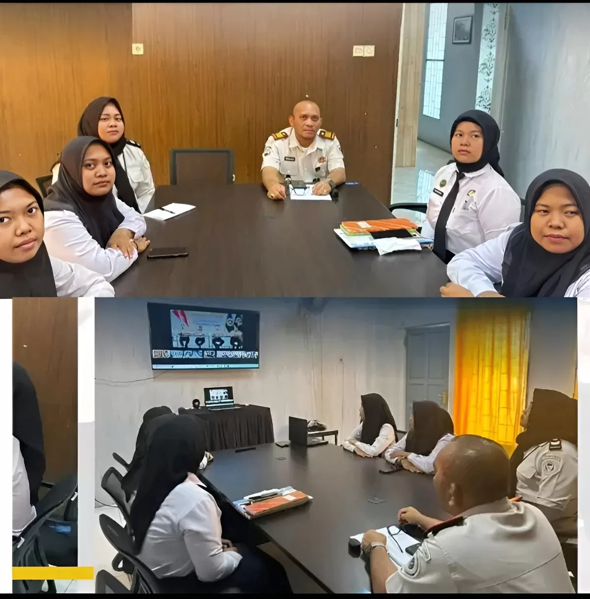 Karutan Rantau dan Jajaran Saat Mengikuti Rapat Persiapan Perlombaan Olahraga HBP Ke-62
