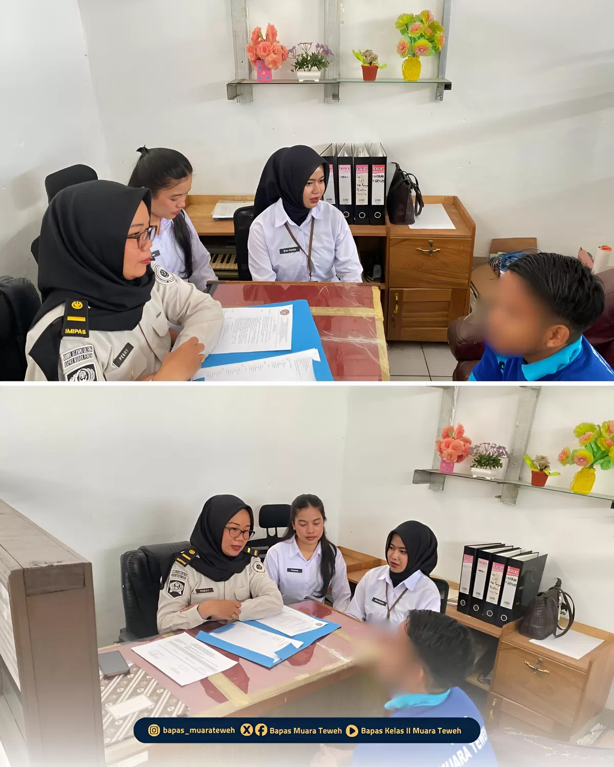 APK Bapas Muara Teweh Saat Saat Penggalian Data WBP