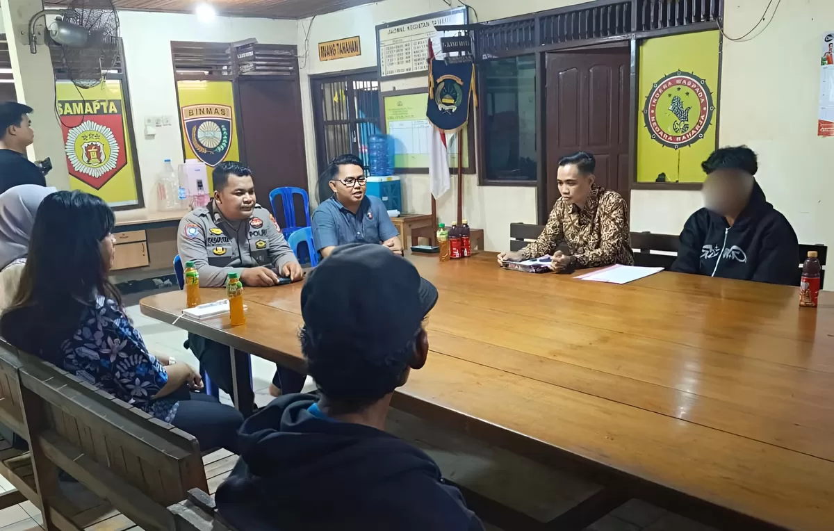 PK Bapas Muara Teweh Saat Kegiatan Diversi Perkara Anak