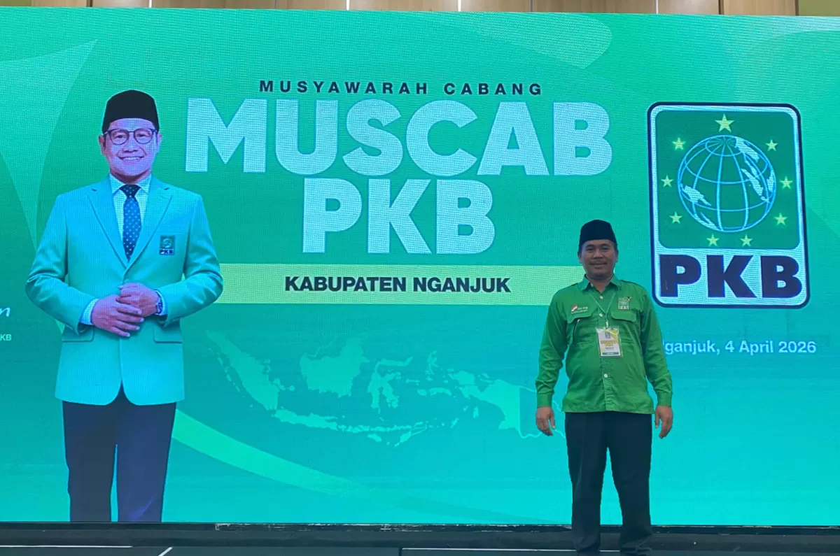 M Nasikul Koiri Abadi ketika Muscab Partai Kebangkitan Bangsa Kabupaten Nganjuk, Jawa Timur  (Istimewa)
