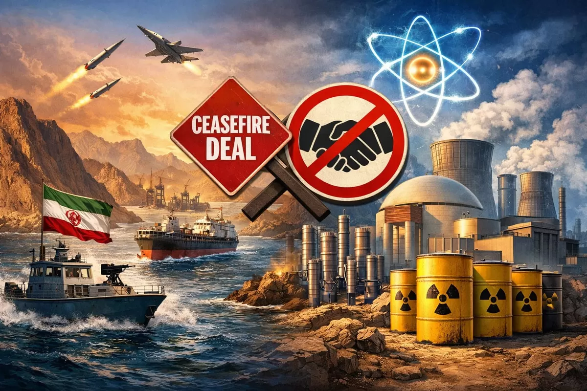 Ilustrasi Hormuz dan Uranium Tak Bisa Dinegosiasikan: Sikap Keras Iran Mengguncang Diplomasi (Ai)
