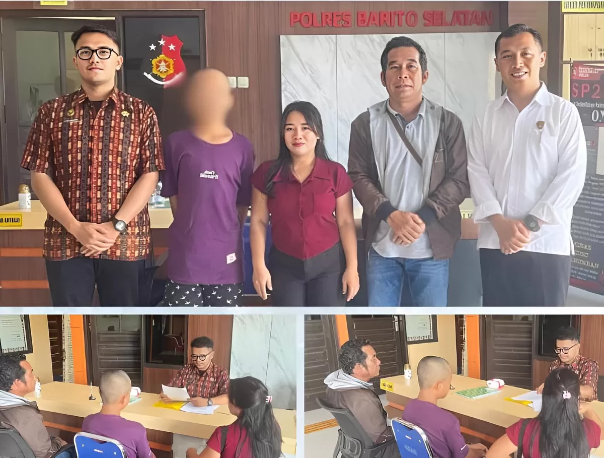 PK Bapas Muara Teweh Saat Turun Langsung Lakukan Litmas di Polres Barito Selatan