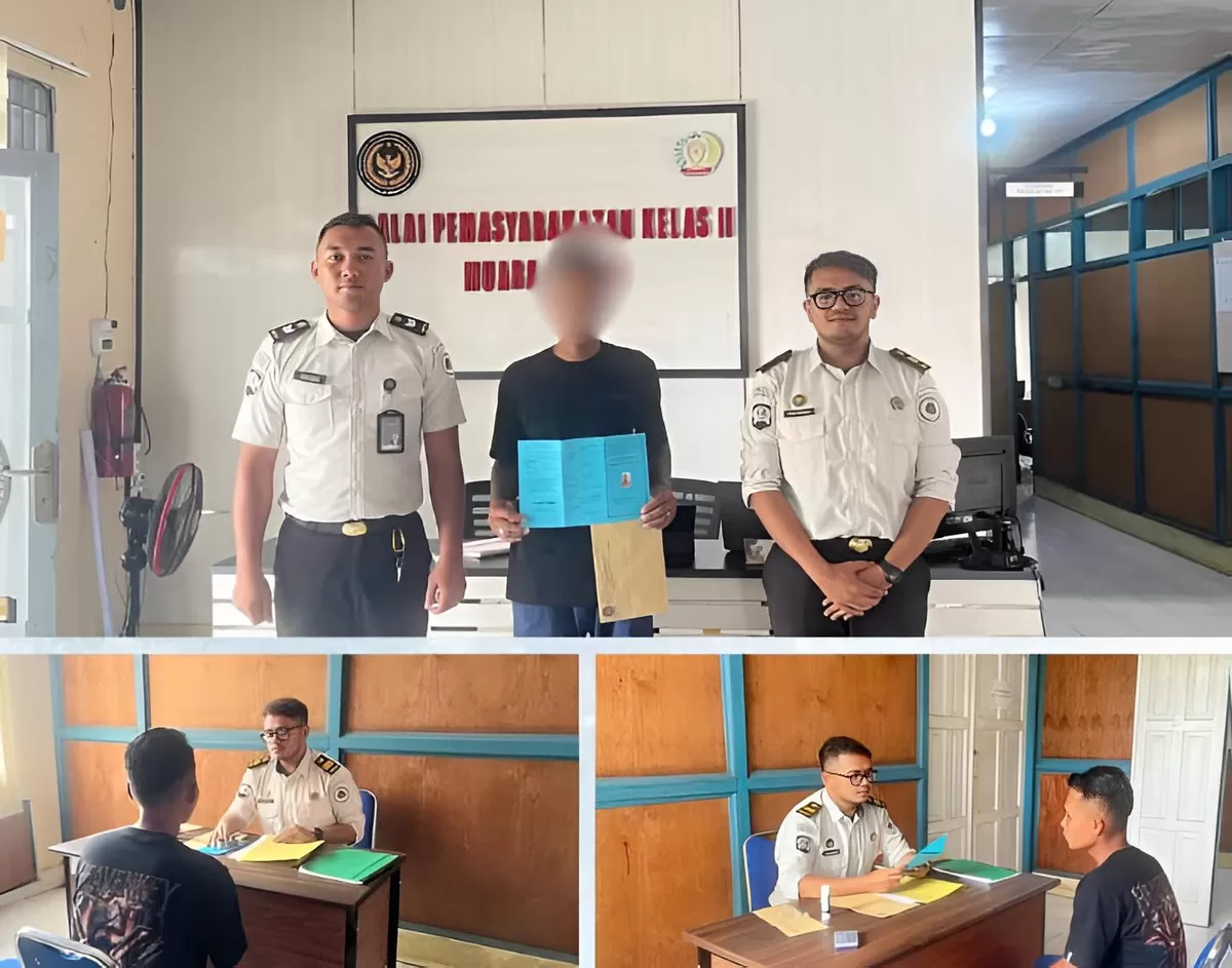 Petugas Bapas Muara Teweh Bersama Klien
