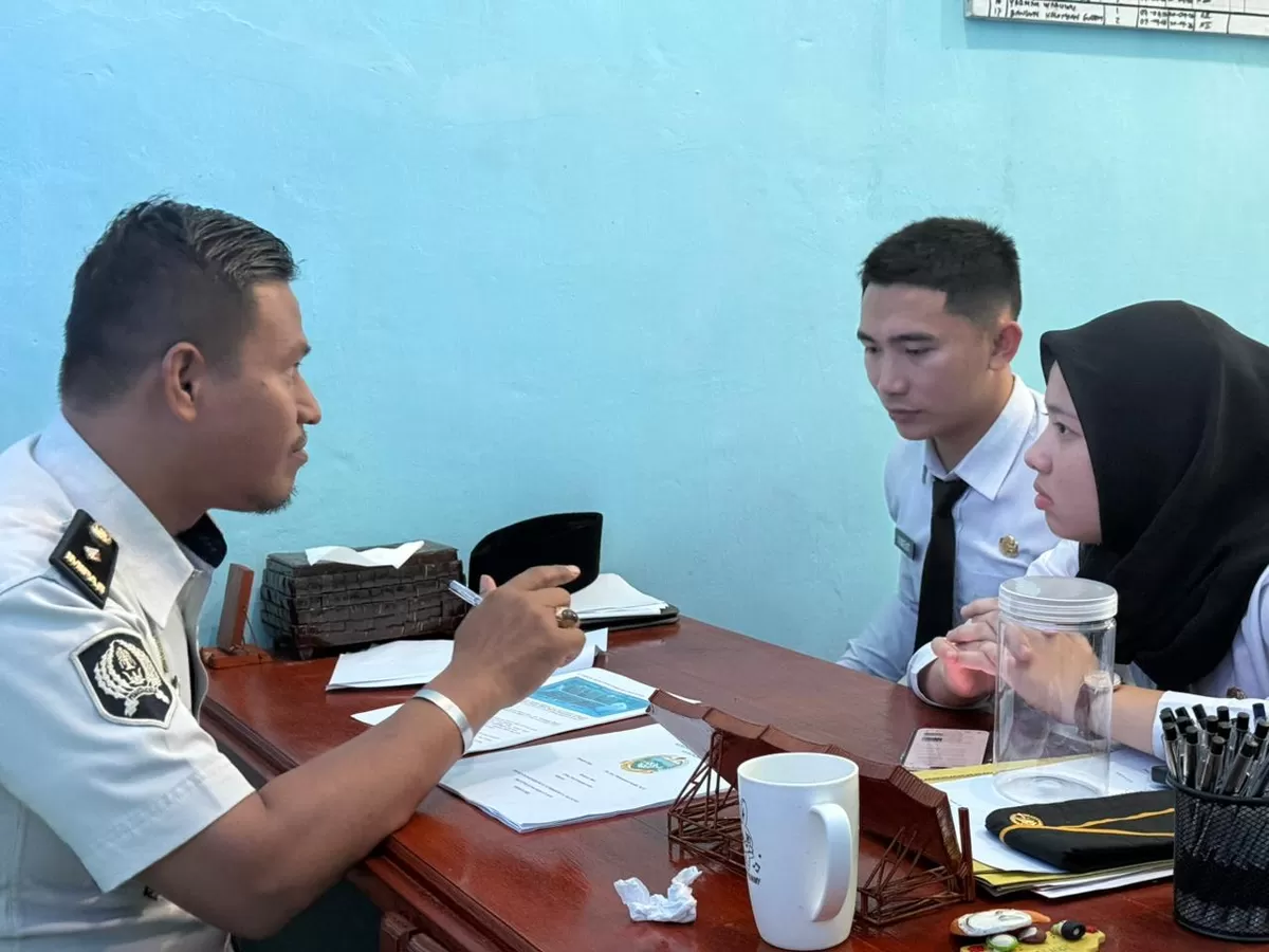 Ka. KPLP Lapas Gunungsitoli Bersama CPNS